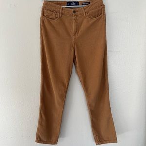 Hollister ultra high-rise corduroy mom pants